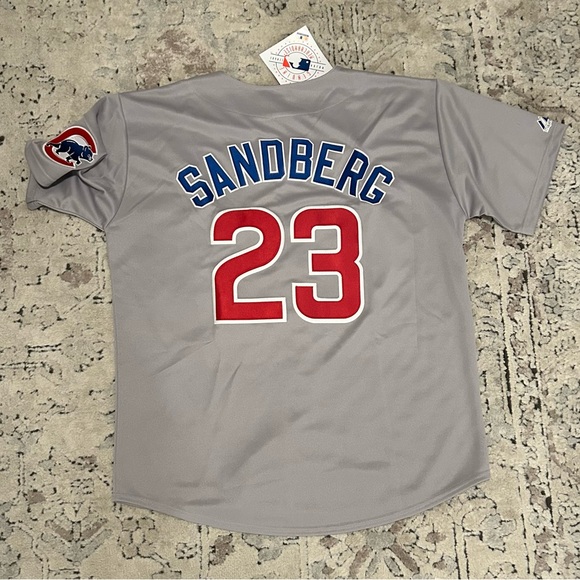 Majestic Other - Majestic Authentic Chicago Cubs Ryne Sandberg #23 Gray MLB Jersey Men’s Sz XL